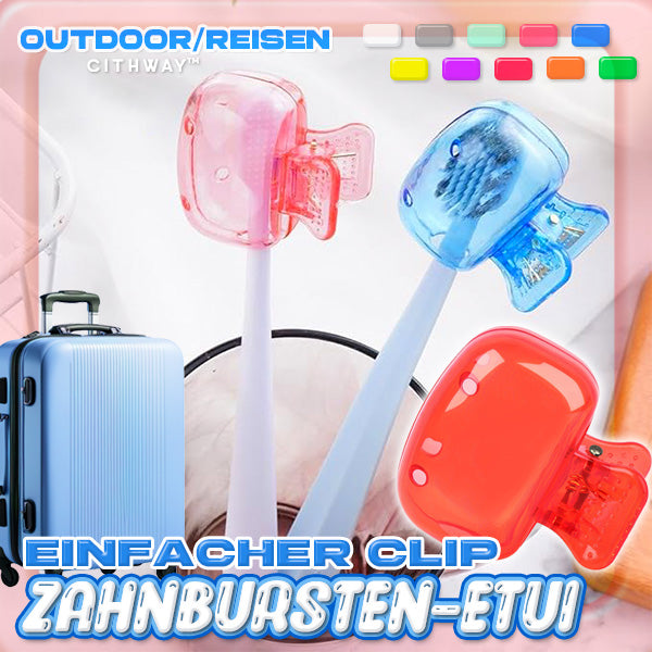 BristleCup™ - Einfacher Clip Zahnbürsten-Etui