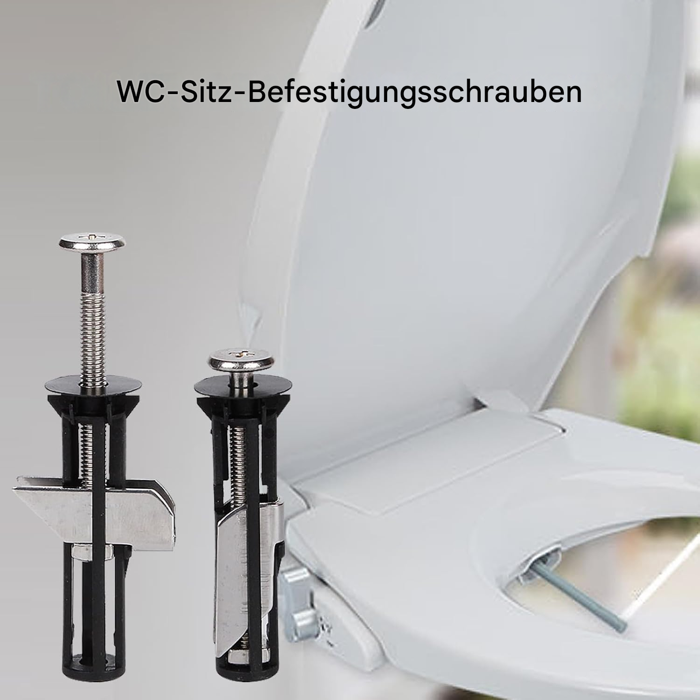 5+5 Gratis | TightBolt™ Halten Sie Ihren Toilettensitz fest und leise