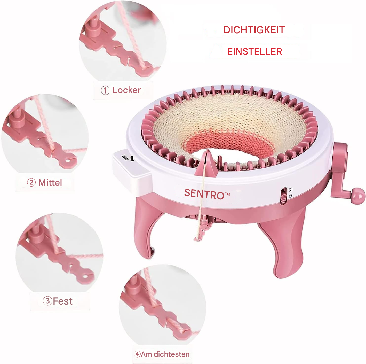 QuickKnit™ - Ermöglicht die schnellere Herstellung handgefertigter Artikel als mit herkömmlichen Strickmethoden