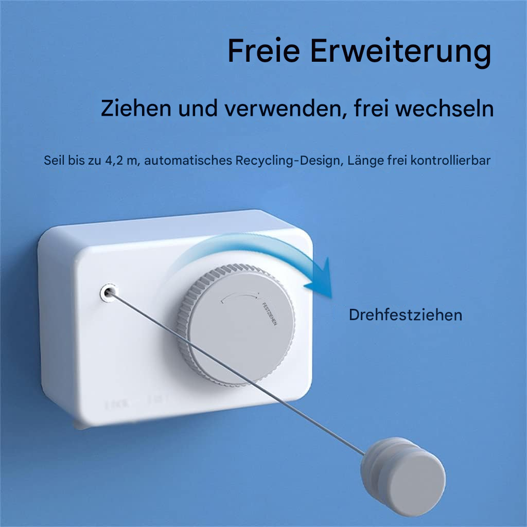 QuickHang™ – Spart Platz und vereinfacht den Waschtag, da Sie Ihre Wäsche überall trocknen können