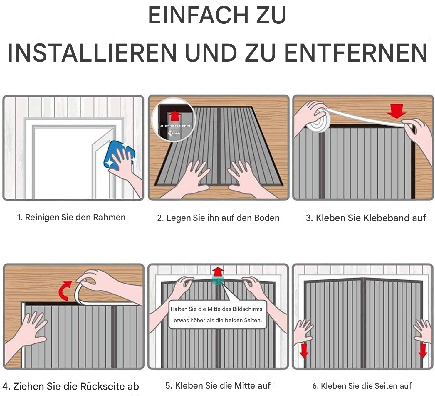 Magnetische Fliegengitter Tür | MeshGuard™ | Automatisch Schließend | Insektenfrei
