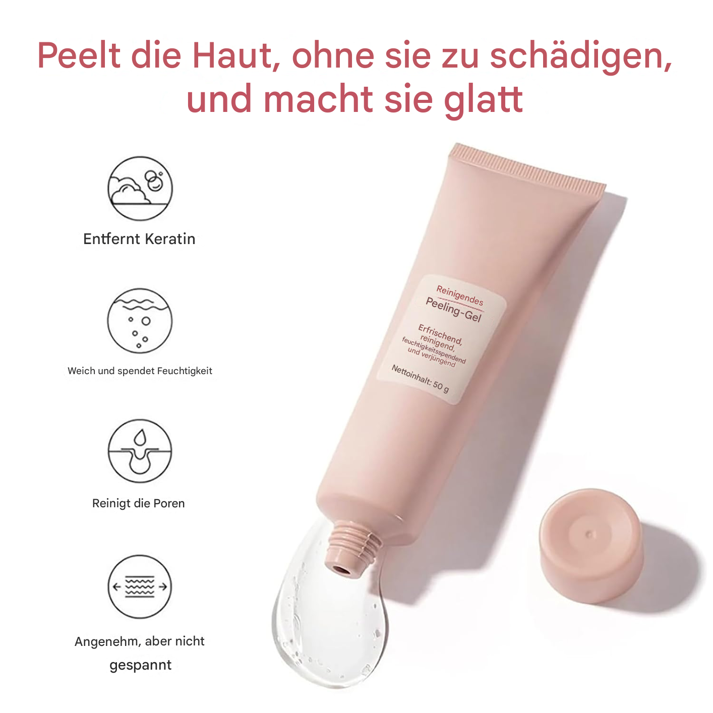 RefreshGlow™ - Sanftes Peeling, Strahlende Haut