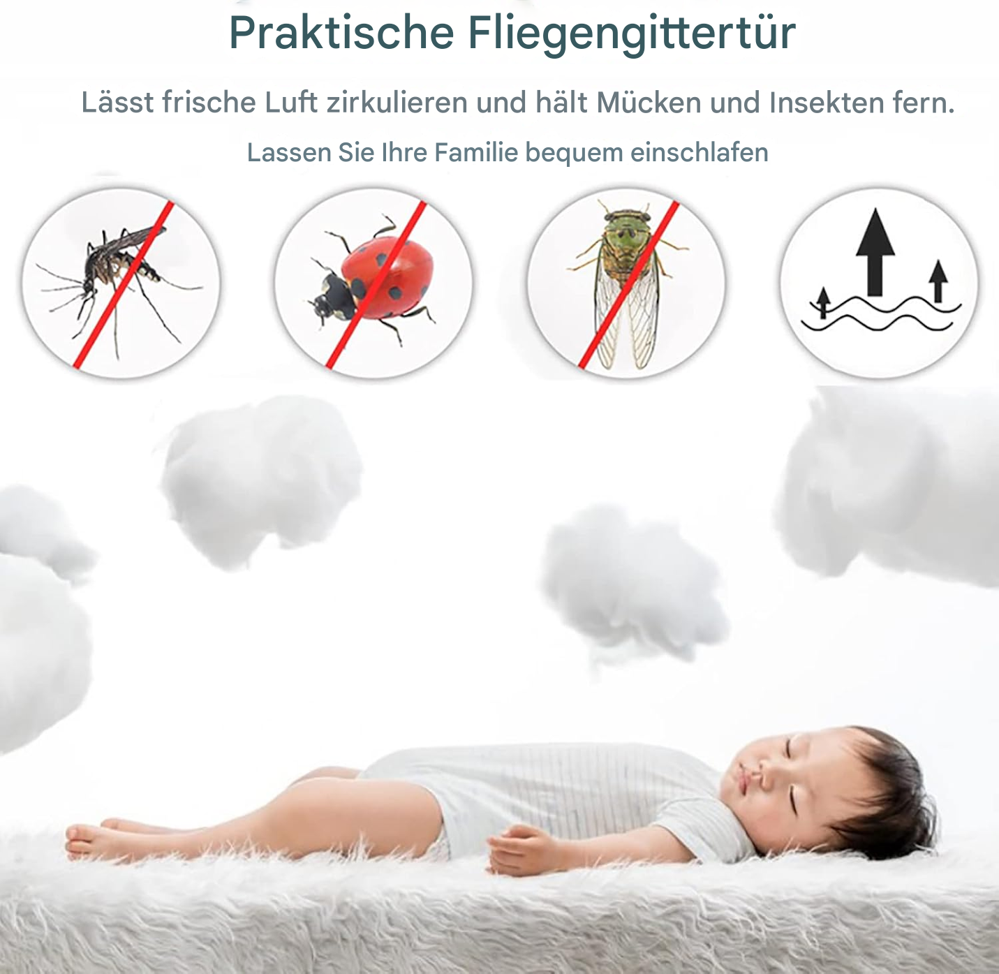 Magnetische Fliegengitter Tür | MeshGuard™ | Automatisch Schließend | Insektenfrei