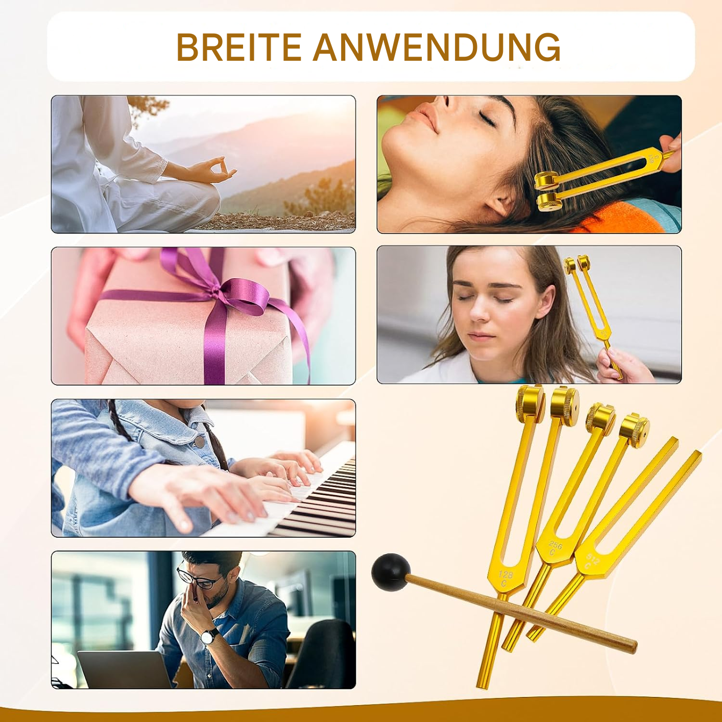 Chakra Set™ - Stimmgabeln helfen, Ihre Energie auszugleichen und Blockaden zu lösen