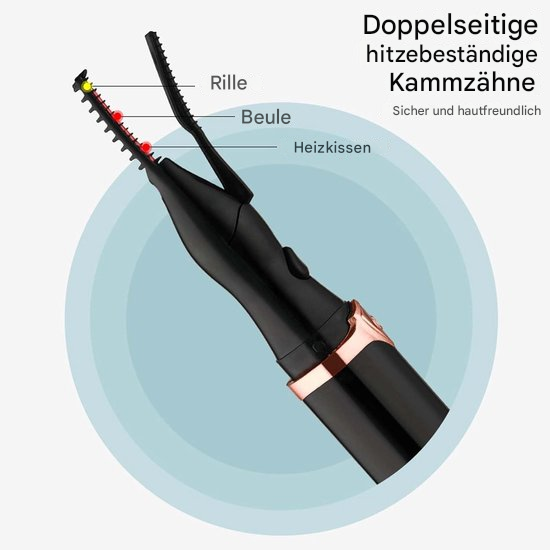 Curluxe™ – Erleben Sie Locken in Salonqualität auf Knopfdruck und sorgen Sie jedes Mal für perfekte Wimpern