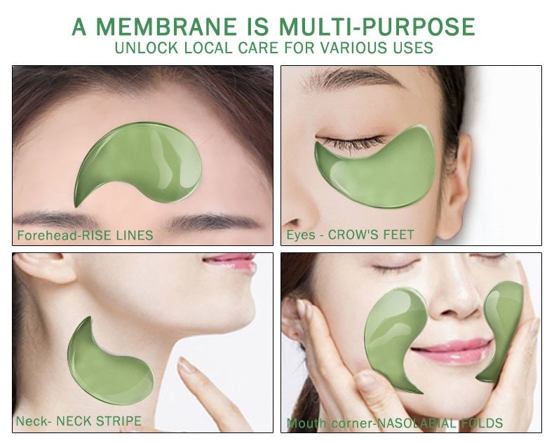 Hydratisierende Augenmaske aus Meeresalgen 🍃