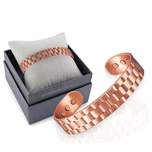 1+1 GRATIS | Menheal™ Reines Kupfer Magnetische Therapie Bioion Armband