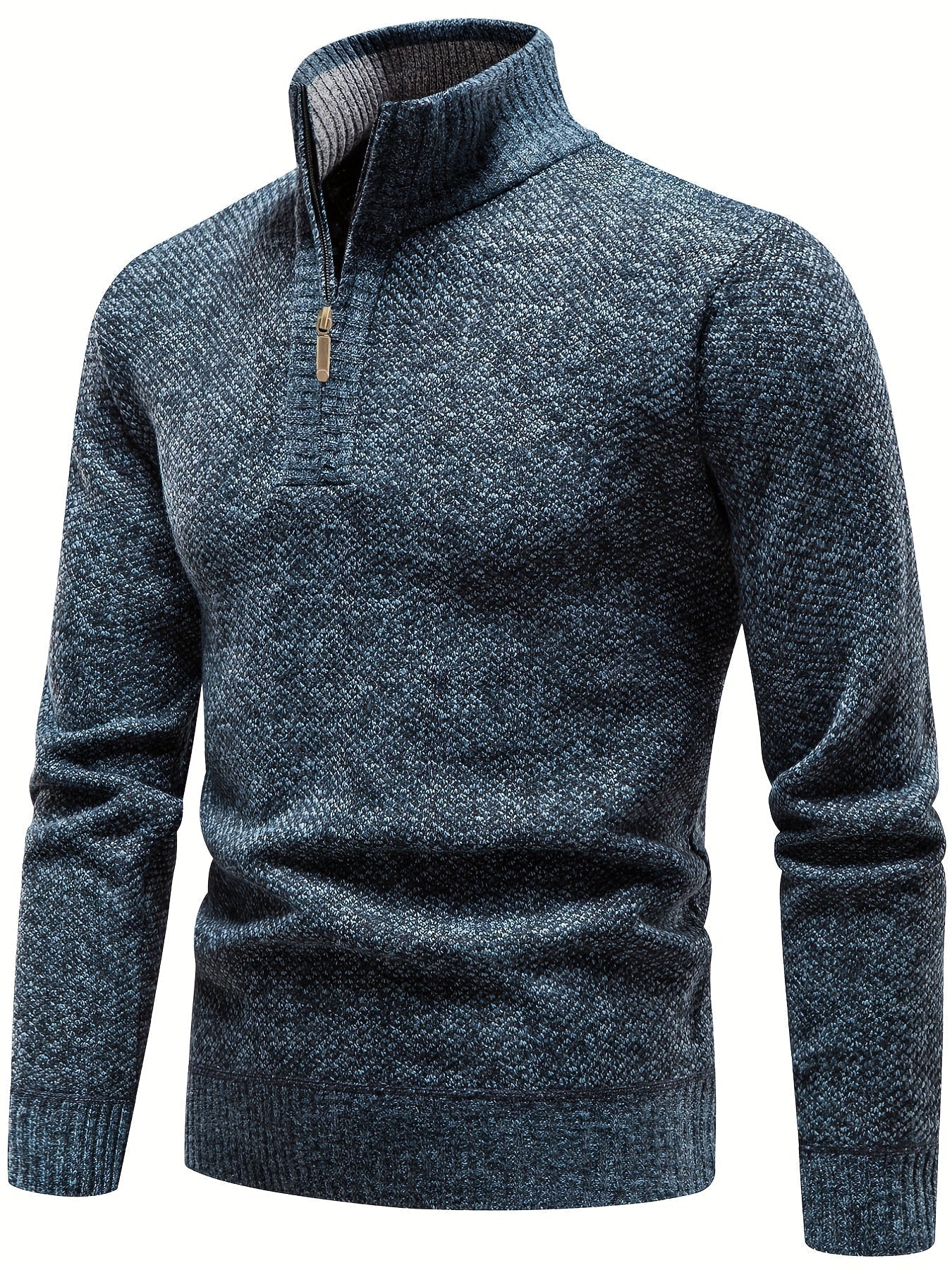 Erik™ - Lässiger Thermopullover mit halbem Reißverschluss