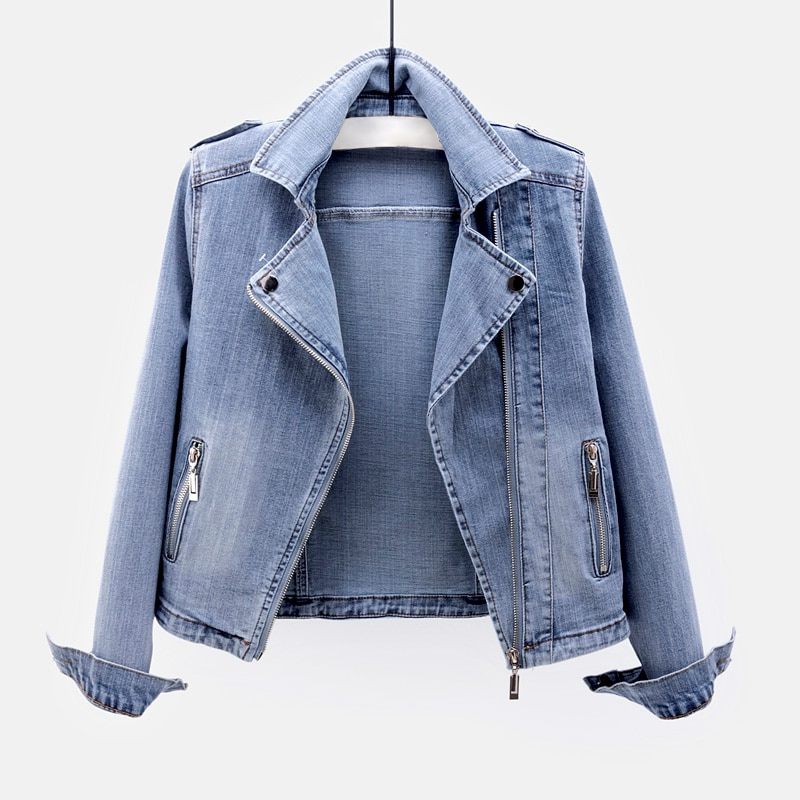 Candice's Die klassische Fusion-Denimjacke
