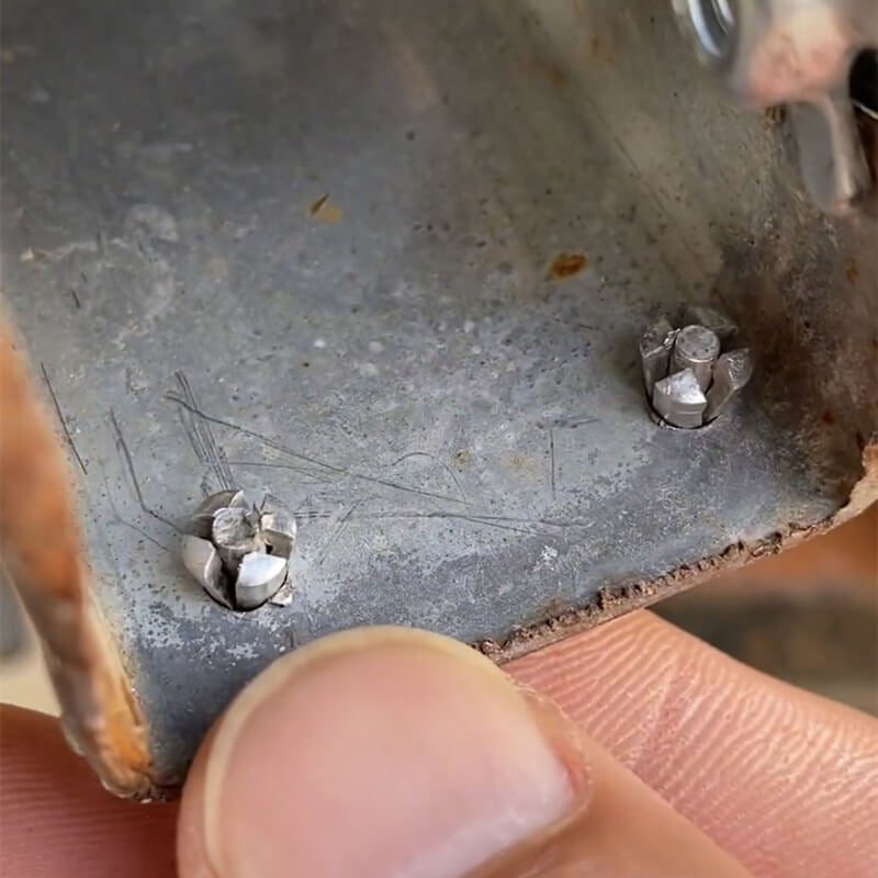 Aluminiumkernnieten mit rundem Kopf