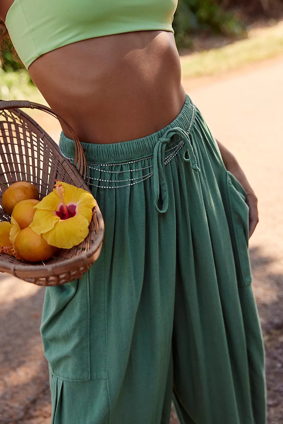 Quinn™ - Sommer Haremhosen mit Taschen