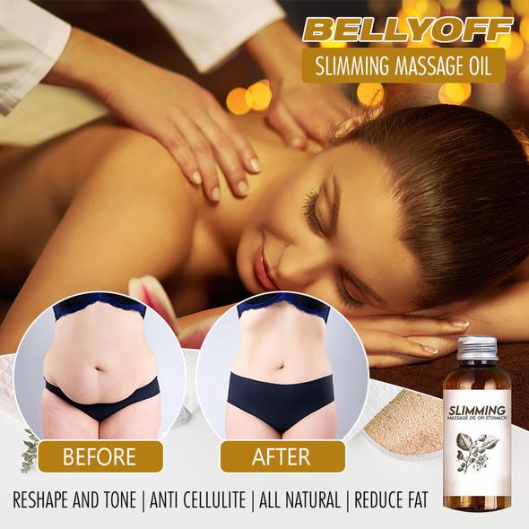 1+1 Gratis | BellyOff™ - Natürliches pflanzliches Massageöl zum Abnehmen