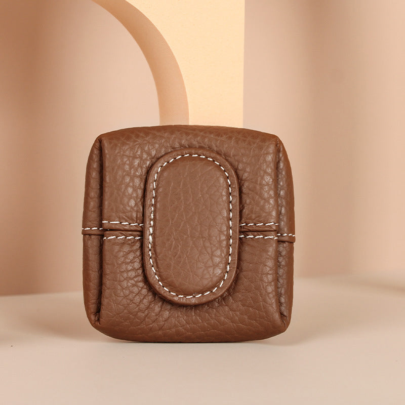 Elegante Mini-Leder-Geldbörse für den Alltag