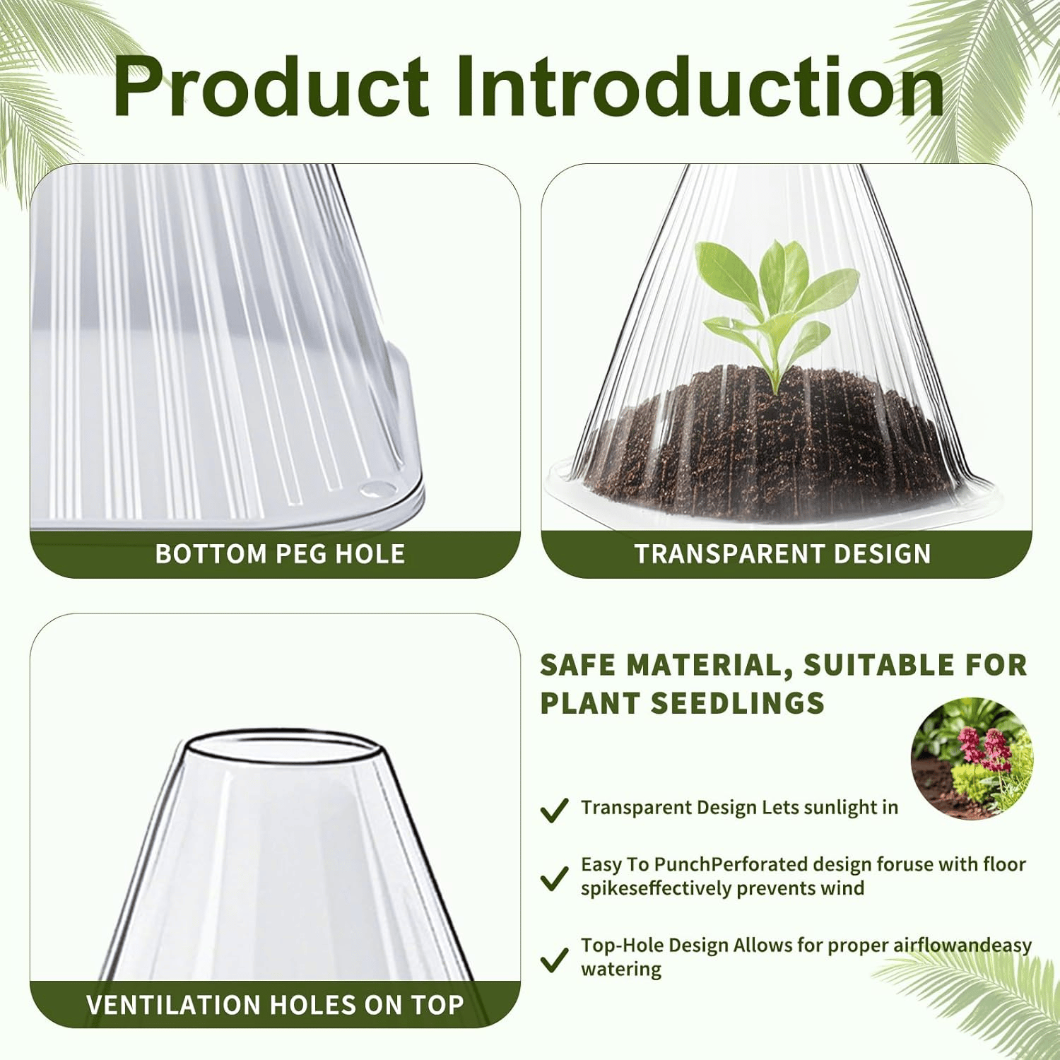 PlantShield™ - Garten-Gewächshaus-Pflanzenabdeckungen (10 Stück/Set)