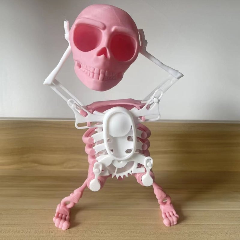Tanzendes & schwingendes 3D-Schädel-Spielzeug – Ideal für Büros, Regale & Arbeitsplätze