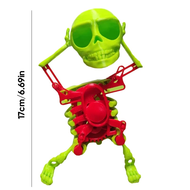 Tanzendes & schwingendes 3D-Schädel-Spielzeug – Ideal für Büros, Regale & Arbeitsplätze