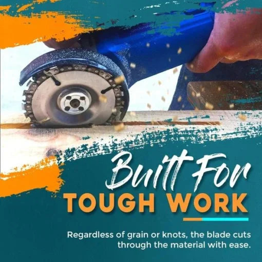 MaxGrinder Schleifscheibe | 22 Zähne Holzsägeblatt | Multifunktional & Robust | 100 mm