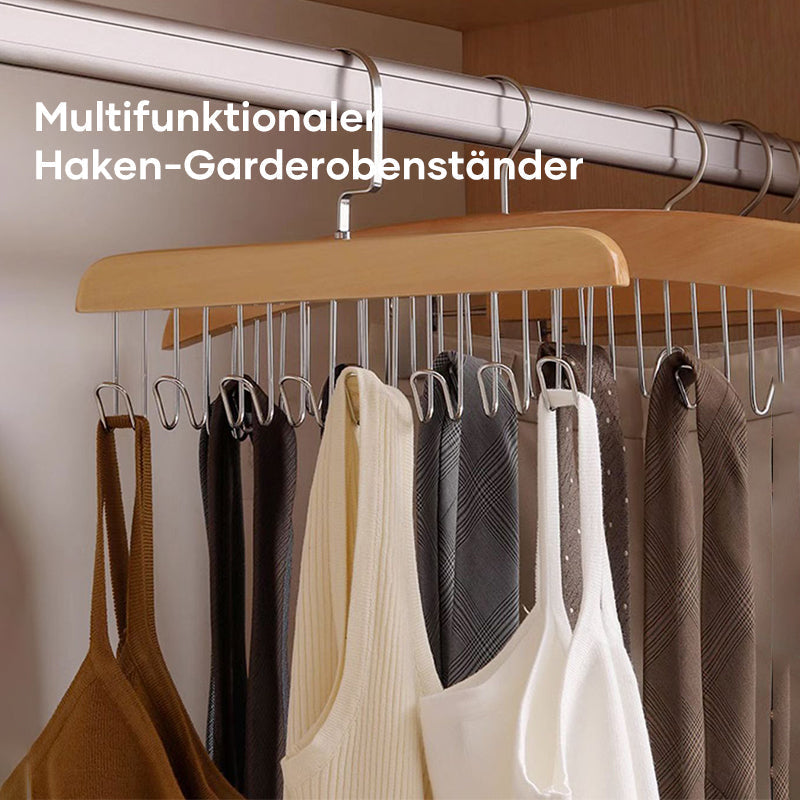 1+1 GRATIS | Rutschfeste Garderobe mit mehreren Haken™ - Perfekte Ordnung für Ihre Garderobe