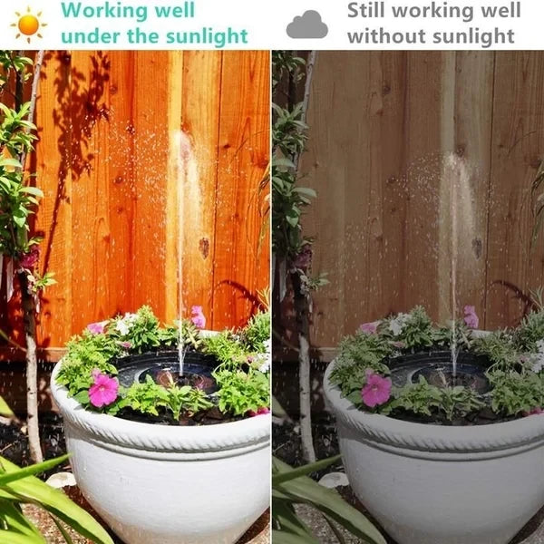 SolarFountain™ - Umweltfreundlicher Solarbrunnen für Gärten