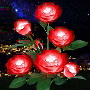RoseGlow – Romantische Gartenbeleuchtung ganz ohne Strom