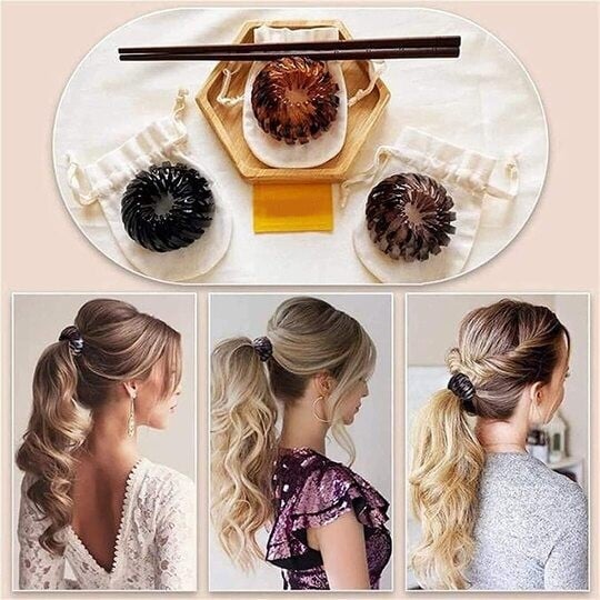 LuxeTwist™ – Mühelose Eleganz den ganzen Tag mit perfekten Duttfrisuren in Sekunden