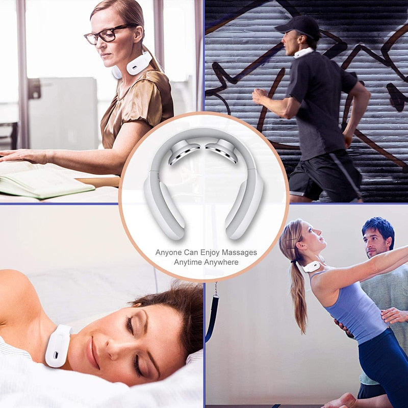 💆‍♂️ Portable Neck Massager™ - Entspannung auf Knopfdruck – Wo immer Sie sind!