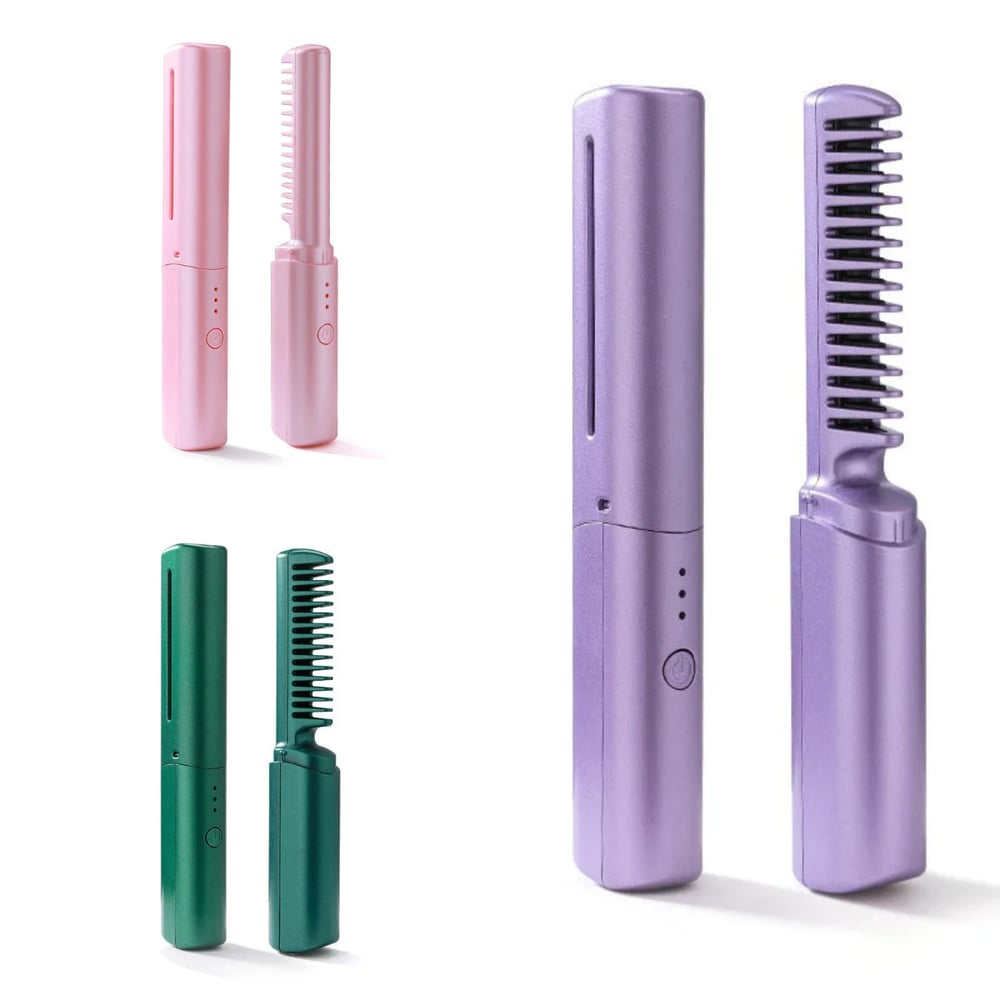 SilkWave™ Mini Stylingbürste – Glanz, Geschmeidigkeit und Selbstvertrauen für unterwegs