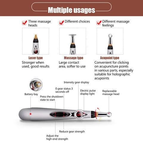 Acupulse™ - Elektronischer Akupunkturstift zur Massage