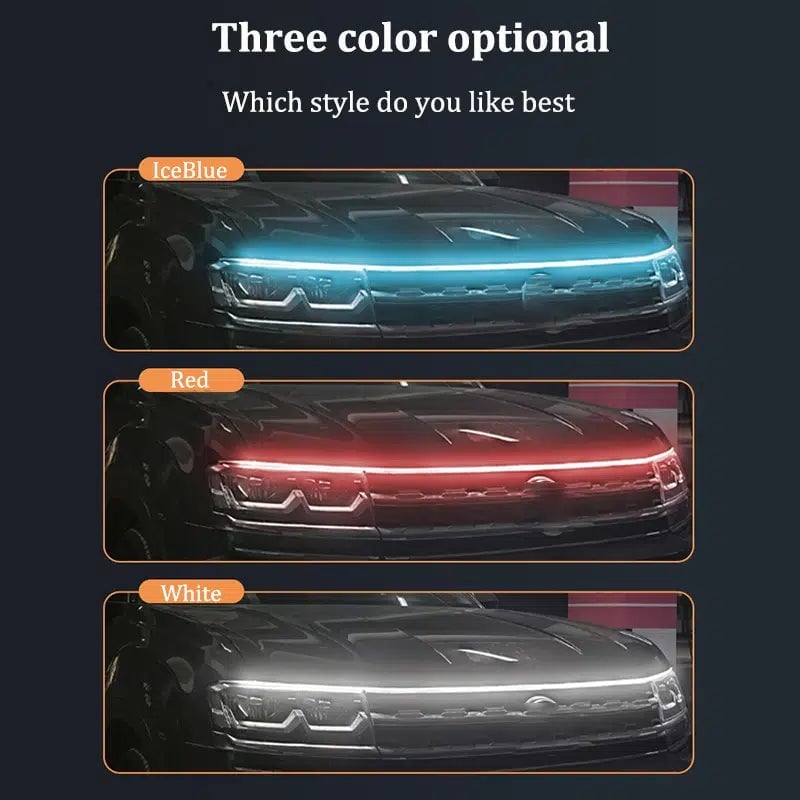 LumaFlow™ HoodBeam-Kit — Entfache atemberaubenden Stil bei jedem Motorstart