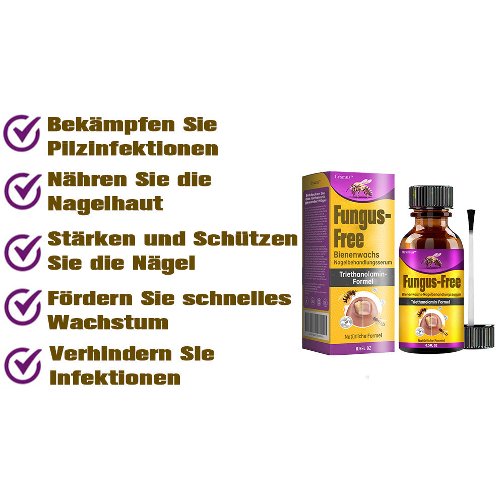 1+1 GRATIS | FungiFree™ Fungus-Free Bienengift-Nagelbehandlungsserum