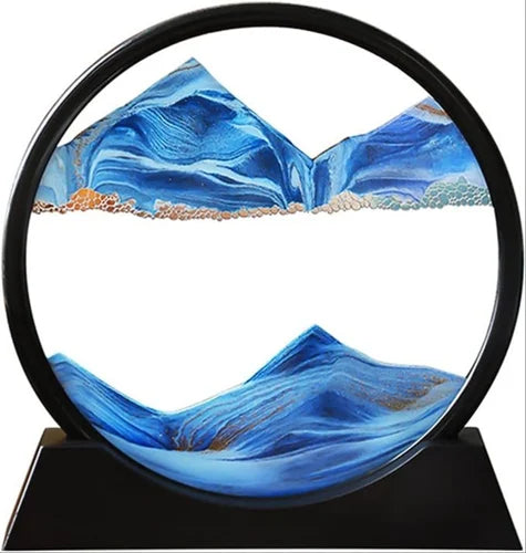 3D künstlerische Runde Glas Sandlandschaft