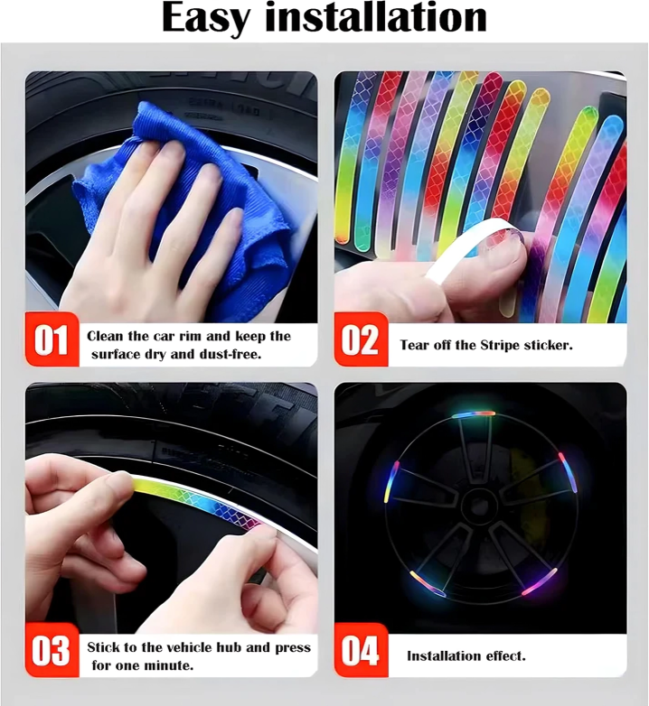 10 + 10 GRATIS HEUTE | RimGlow™ | Beleuchten Sie Ihre nächtlichen Fahrten!