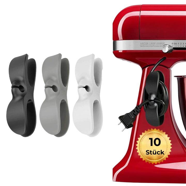 5+5 Gratis Selbstklebender kabel-organizer