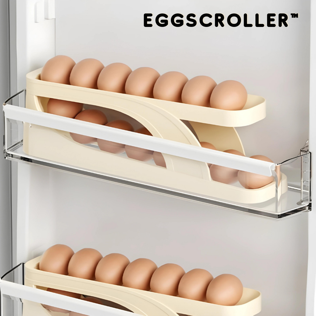 1+1 GRATIS | EggScroller™ Eier mühelos frisch halten und Ihren Kühlschrank ordentlich behalten