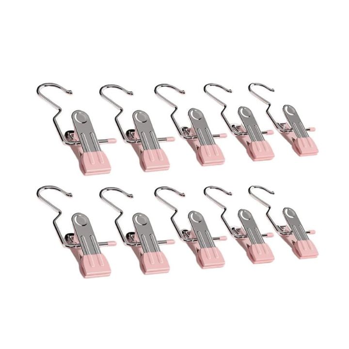 5+5 Gratis | Edelstahl-Kleiderclip – Robuste Hänger