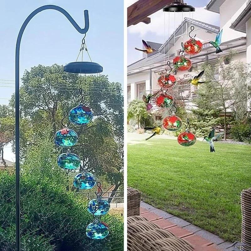 ChimeFeeder™ - Charmante Windspiele Kolibri-Futterspender