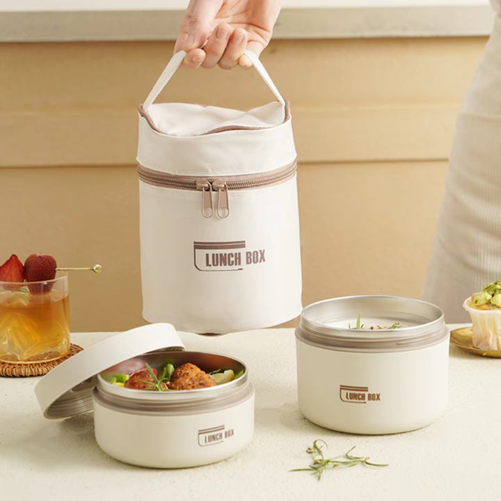 Tragbares, isoliertes Lunch-Behälter-Set mit Thermotasche