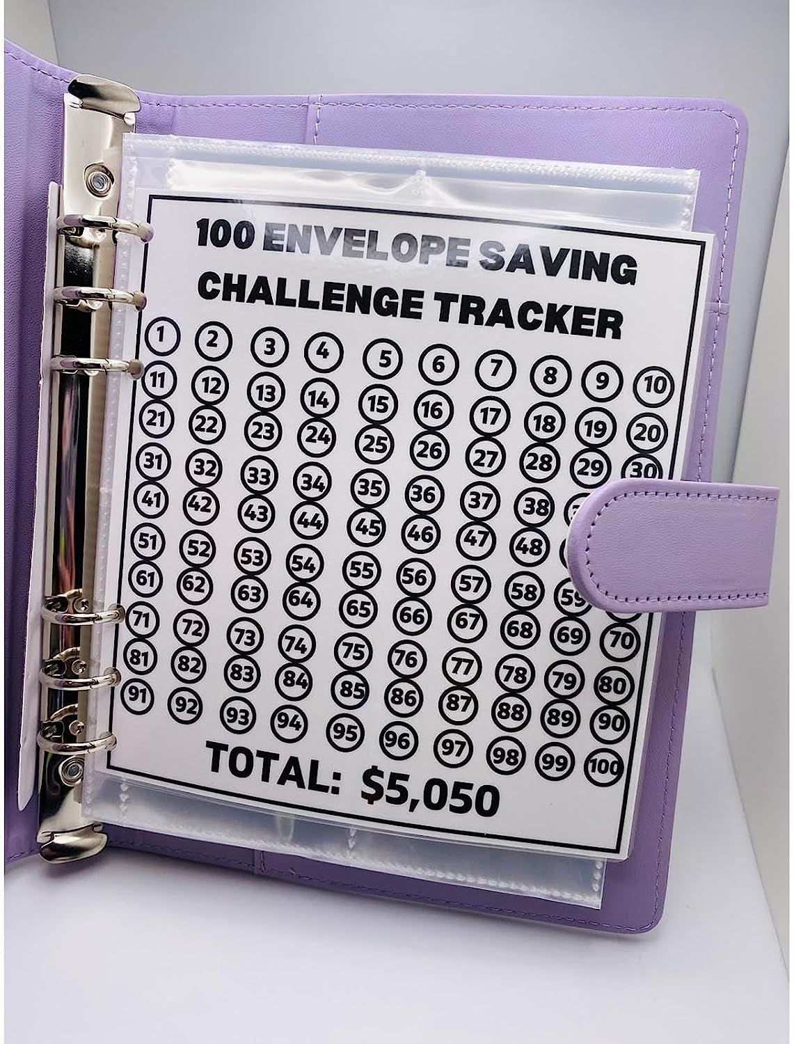Savlope™ - 100 Umschlag Sparchallenge Ordner