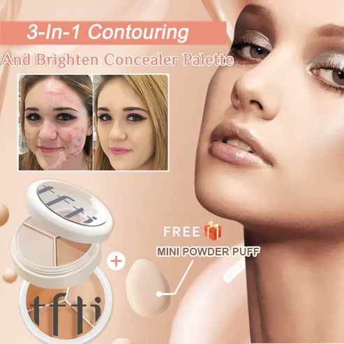 1+1 Gratis | Skinperfection™ - Dreifarbiger Abdeckstift mit 270er Abdeckpinsel