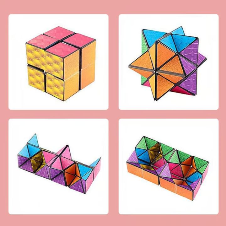 3D Unendlichkeitswürfel Tragbares Fidget-Spielzeug für Spaß