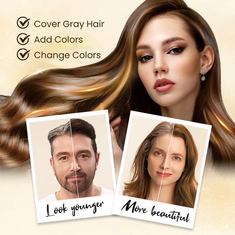 1+1 Gratis | Colora™ -  Lang anhaltendes natürliches Haarfarbe Shampoo