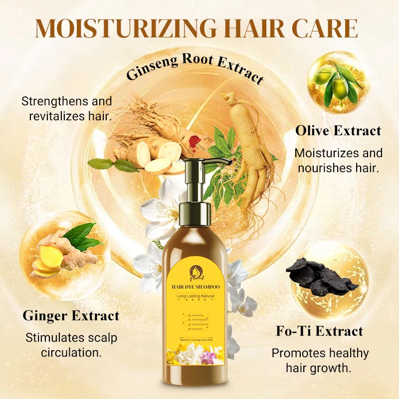 1+1 Gratis | Colora™ -  Lang anhaltendes natürliches Haarfarbe Shampoo