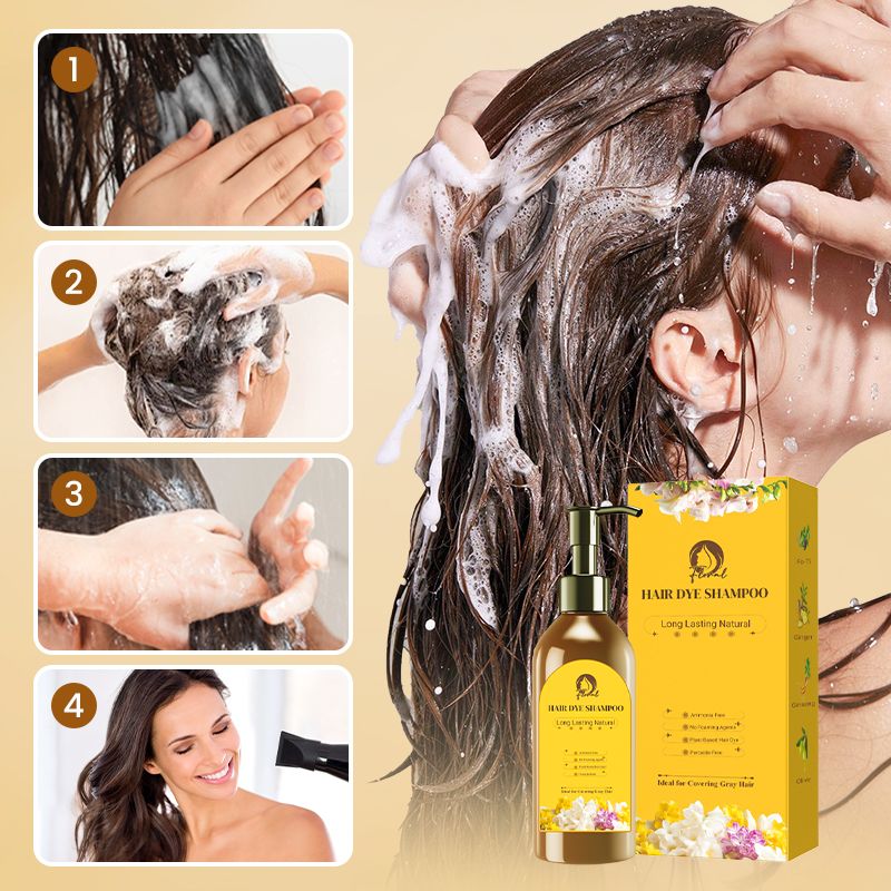 1+1 Gratis | Colora™ -  Lang anhaltendes natürliches Haarfarbe Shampoo