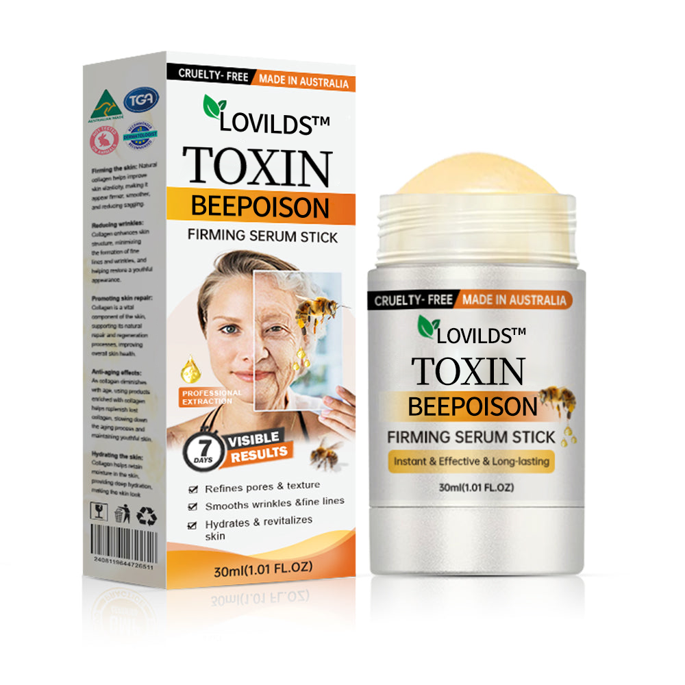 1+1 Gratis | LOVILDS™ Botulinum Toxin Bienengift straffendes Serum-Stift – Verwandeln Sie Ihre Haut in nur 7 Tagen mit Festigkeit und jugendlichem Strahlen