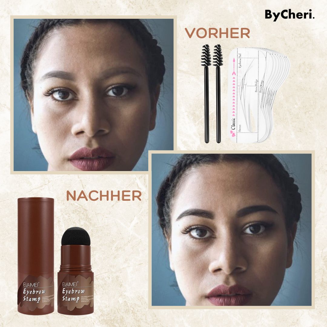 Perfekte Augenbrauen Schablone & Stempel Kit