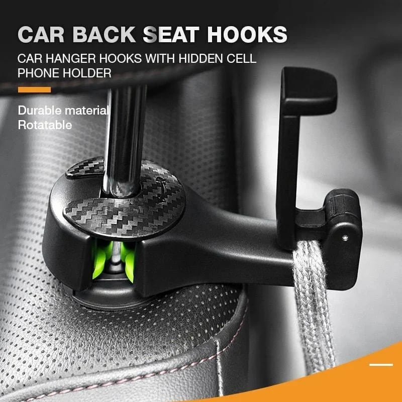1+1 GRATIS | DriveMate™ Duo Haken — Bezwinge Unordnung im Auto und Halte Dein Telefon Perfekt Positioniert