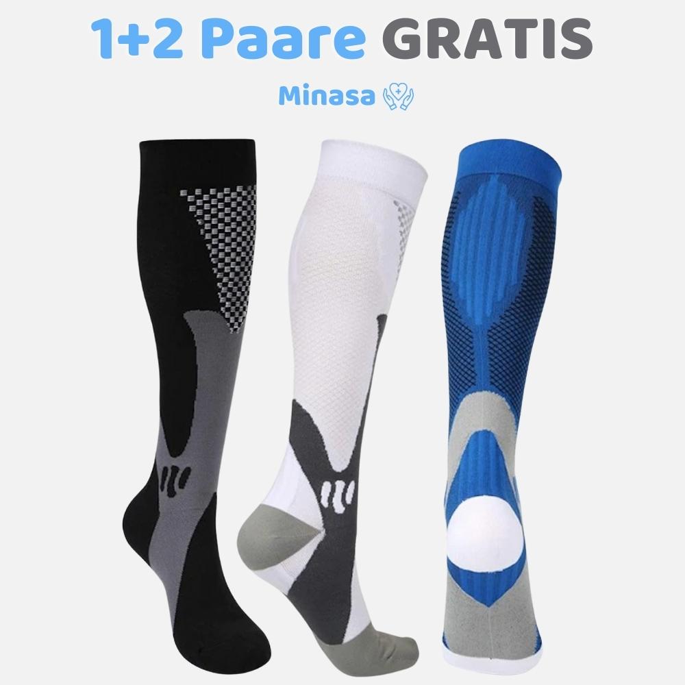 1+2 Gratis | Minasa™ Kompressionsstrümpfe für schmerzfreie Beine & Füße