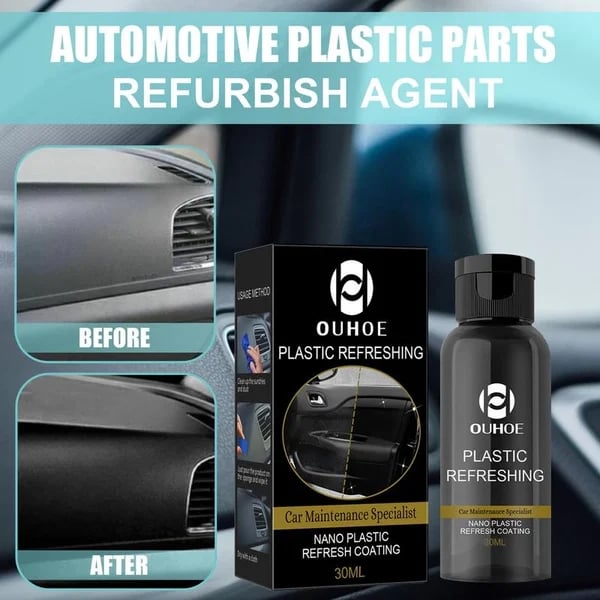 1+1 Gratis | AutoShine™ Erfrischungs-Beschichtungsset für Autos aus Kunststoff