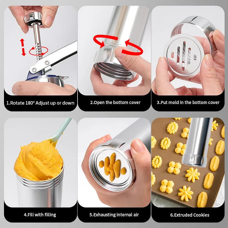 BakePro™ - Edelstahl-Plätzchenform-Set