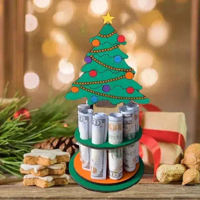 1+1 GRATIS | Weihnachtliche Geldhalter-Dekoration